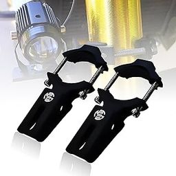 OBEROI'S TRADERS Shocker Fog Light Clamp | LED Light Mount Holder Bracket Kit for All Bikes (Pack of 2)-31