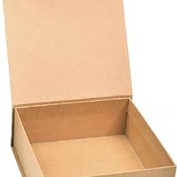 RBS - Rigid Box Sivakasi Kraft Gift Boxes For Packaging (21 x 21 x 8cm) Magnetic Gift Box (1 Pack) Eco Friendly Gift Hamper Box, Brown-image-92