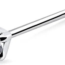 via mazzini 925 Sterling Silver 3mm White Crystal Nose Pin Stud for Women and Girls (NR04985)-picture-20