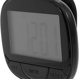 EXAOMBLE 1set Walking Pedometer Step Counter with Clip Lightweight Fitness Tool for Daily Activity Tracking Portable Design for Men Women Boys and Girls Material LCD Display-image-5