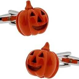 Pumpkin Halloween Jack O Lantern Pair Cufflinks in a Presentation Gift Box & Polishing Cloth-image-52