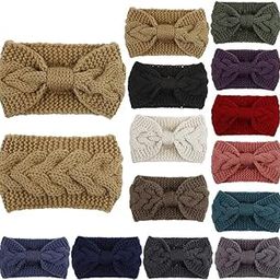 1PCS Knitted Headbands Winter Ear Warmers,Elastic Turban Head Wraps Crochet Hair Bands-Women/Head Band for Womens-image-52