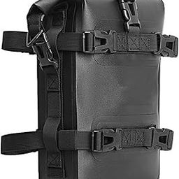 TORIOX Motorcycle Bumpers Bag Waterproof Motor Crash Bar Bag Tail Bag with Shoulder Strap Motorcycles Side Frame Bag Riding Tools Accessories, TPU Black, 4L Capacity Motorcycle Crash Bar Bag-image-92