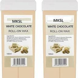 MKSL® White Chocolate Roll-On Wax Kit For Women (1 Refill Wax) 100 Ml-image-9