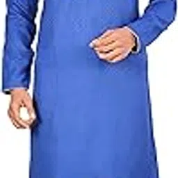 Cotton Silk Kurta Pajama for Men | Thread & Machine Work | Sophisticated Ethnic Wear-image-2