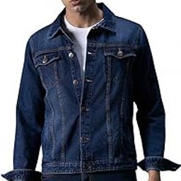 Men's Cotton Full Length Jacket HSJKTR1188-image-72