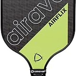 Airavat Pickleball Paddle, AIRFLIX Pickleball Paddle Pack of 1 Pc Made of Pure Carbon Fiber Sure-Grip Elongated Handle Increased Power and Spin, High Performance 16mm Thickness (Black)-29