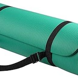 Everyday Essentials 1/2-Inch Extra Thick High Density Anti-Tear Exercise Yoga Mat with Carrying Strap-picture-13