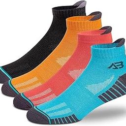 Antonio Benedetto Sports Ankle Length Unisex Socks, Made With Breathable, Anti Odour & Moisture Absorbent Combed Cotton with a Extra Durable Welt, Ideal for All Day Wear, Free Size (Pack Of 4)-picture-23
