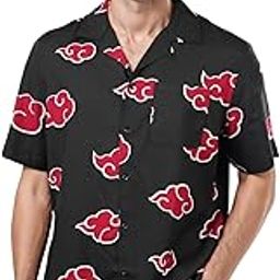 Men Black Printed Boxy Viscose Rayon Naruto Shirt-image-93