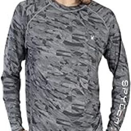 Men's Digital Camo Long Sleeve Rashguard, Dark Grey, Medium-image-54