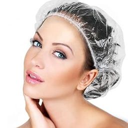 Allebelle Large Disposable Waterproof Shower Caps – 12 Pack for Women, Travel, Hotel, Spa, Salon-image-11