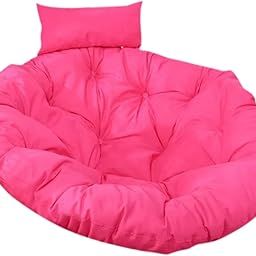 Hanging Chair Cushion Round Seat Cushion Pillow for Living Room Garden Patio Rose Red-image-41