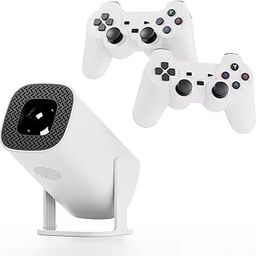 RECTITUDE Smart Mini Projector WiFi 6 and Bluetooth, 4K 1080P Support Portable Projector 180° Rotatable 130'' Screen Movie Projector Auto Keystone Compatible 2.4G Wireless Game Projector with Remote-10