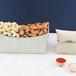 SFU E Com Dry Fruit Hamper For Rakshabandhan Gift | Dry Fruit And Rakhi For Brother | Dry Fruit Basket Hamper | 158-97