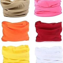 ? 6 Pcs Outdoor Solid color Headscarves for ATV/UTV Riding, Seamless Bandanas Tube, High Elastic Headband with UV Resistance, Womens and Mens Headband Headwear Headwrap-image-76