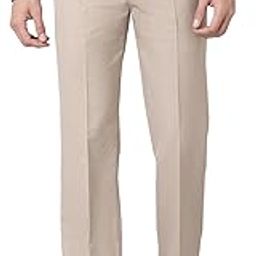 Men Self Design Non Pleated Regular Fit Mid Rise Formal Trousers for Men | Formal Pants for Men | Formal Regular Fit Trousers for Men (P_MTRF00124)-picture-15