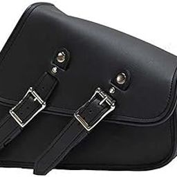 Motorcycle Swingarm Bag with Black Synthetic Leather, Swing Arm Bag Motorcycle Saddlebag Left Side Tool Bag Fit for Softail/Triangulated Swingarm Models Dyna Low Rider Fat Bob-image-29