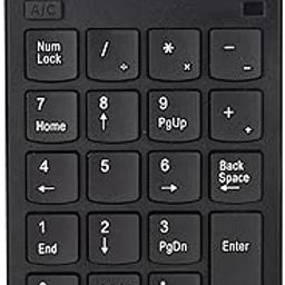 Zunate Wireless Numeric Pads, 19 Keys Mini Portable Financial Accounting Rechargeable Numeric Pad with Display, Numeric Keyboard Extensions for Computer-image-30