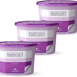 Freshcant Compact Moisture Absorber Granule Refresh Every Place, Dehumidifier For Wardrobe/Closets, Storage Compartment, Kitchen, Cupboard, Almirah, Shoerack, Bathroom, (Lavender Pack Of 3)-image-36
