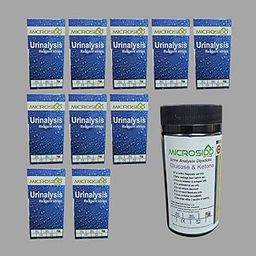 Ketone and Glucose Urine Strips (10)-20