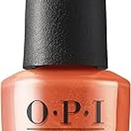 OPI Nail Lacquer, Orange Nail Polish, Up to 7 Days of Wear, Chip Resistant & Fast Drying, Fall '24, Metallic Mega Mix Collection, Liquid Fire, 0.5 fl oz-16
