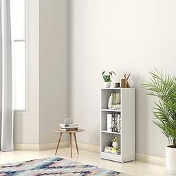 Amazon Brand - Solimo Anubia Engineered Wood Bookcase with Set of 3 Shelves (White)-picture-8