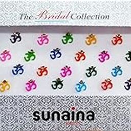 Sunaina Bridal Collection Multicolour Traditional Om Bindis for Women (size-3) [IN-SBCMO103]-image-1