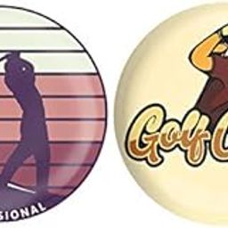 dhcrafts Fridge Magnet Multicolor Quotes Golf Proffessional, Golf Club Glossy Finish Design Pack of 2-image-35