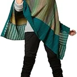 khaleej Women Peacock Feathers Poncho-picture-26