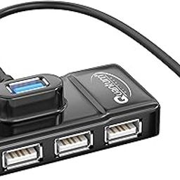 Quantum USB C Hub - 4 Port USB-A, 1x3.0 & 3x2.0 High Speed, Plug & Play, Compatible with Laptop, MacBook, PC & More (Black)-image-61