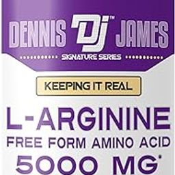 Dennis James Signature Series L-Arginine 5000mg | Free Form Amino Acid | Health Supplement | 120 Tablets | Cardiovascular Support & Nitric Oxide Boost-11
