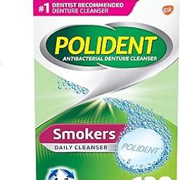 Polident Smokers Denture Cleanser, 120 ea-picture-23