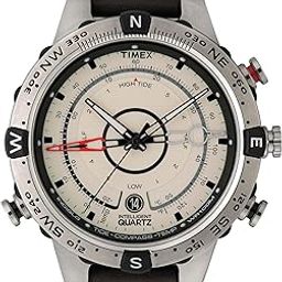 Expedition North Analog Watch for Man with White Round Dial & Brown Leather Strap Band Water Resistant Men's Wrist Watches - T2N721UJ-image-63
