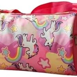 Fancy Cute Unicorn Duffel Bag Travel Gym Sports Gymnastics Dance Classes for Girls Pack of 1 Pc | Duffle Bag | Duffle Bags for Travel for Women-image-93
