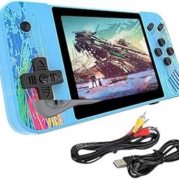 VikriDA Handheld Console Game, 3.5-Inch LCD Screen Arcade 800-In-1 Classic Game Console | 1200Mah Rechargeable Battery - Multicolor-29