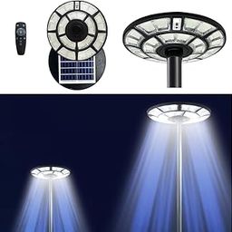 hardoll 500W Solar Outdoor UFO Light for Home Garden LED Waterproof Lamp(Cool White)-15