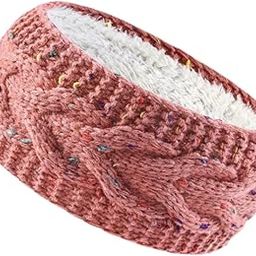 BNF®Winter Knitted Headband Ear Warmer Thick Headwear Soft Braided Knit Headband Pink|Clothing, Shoes & Accessories | Womens Accessories | Hats-image-77