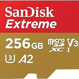 SanDisk Extreme 256GB microSDXC UHS-I, V30, 190MB/s Read, 130MB/s Write, Memory Card for 4K Video on Smartphones, Action Cams and Drones-21