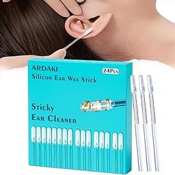 ARDAKI Silicone Ear Wax Cleaner Stick Reusable Ear Wax Remover Tool Kit Set With Storage Pack Ear Curette Cleaner Ear Buds Cleaner Ear Cleaner Tool Ear Wax Removal-picture-10