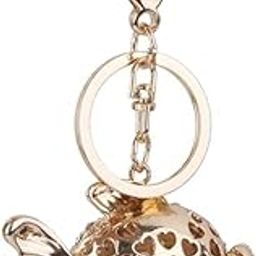 HEAVENGLOW 1pc Alloy Rhinestone Cute Fish Shape Pendant Keyring Keychain-image-93