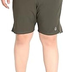 CHKOKKO Men Shorts for Gym Sports or Running | Dry-Fit Fabric Single Layered Active Summer Workout Wear Knee Length Regular Fit | Elastic Waist with Front and Back Pockets-image-94