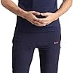 Superior 4-Way Stretch Round Neck T-Shirt & Lower Pants Set Comfort, Trendy Athletic Wear for Gym & Casual Outfits (Standard, Navy Blue, L)-image-82