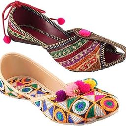 Printed Jutti Classic Style Ethnic/Traditional -Jutti/Mojari for Women-image-75