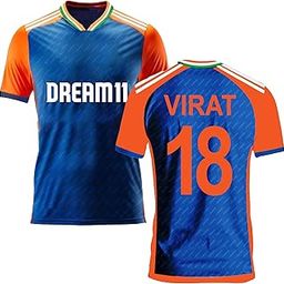 Sports Cricket Official Latest New Virat T20 Worldcup Jersey 2024 (Kid's, Boy's & Men's)-image-89