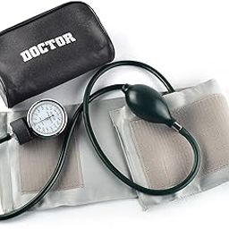 Dishan Upper Arm Sphygmomanometer Blood Pressure Doctor BP Apparatus With Cuff Wrapping Guide Bp Monitor (Grey)-22