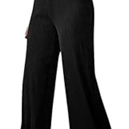 Women's Striped Wide-Leg Korean-Inspired Comfortable & Stylish Casual and Formal Trouser Pant-image-94