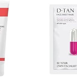O3+ D-Tan Radiance Face Wash With Vitamin C Glowing Skin and Deep Cleanses and Unifies Skin Tone 60gm & O3+ Facialist Dtan Face Sheet Mask (30g) Combo-3