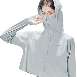 Size-L Dark Grey Women's UV Protection Jacket, Lightweight Summer Sun Screen Hoodie with Visor, UPF 50+ Protection for Outdoors, Shirt Full Zipper Sun Protection Jacket- FIT 50-65 KG-image-98