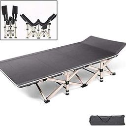 Outdoor & Indoor Folding Camping Bed - Camping Cot, Lit De Camp, Cot Folding Bed for Adults, Sleeping Bed, Carry Bag & Storage Bag, Extra Wide Sturdy, Holds Up to 500 Lbs, Lightweight-picture-17